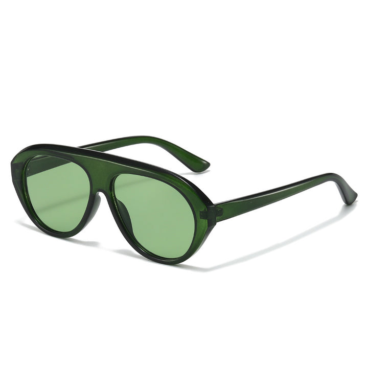 Oversized Geometric Aviator Sunglasses Stornfield