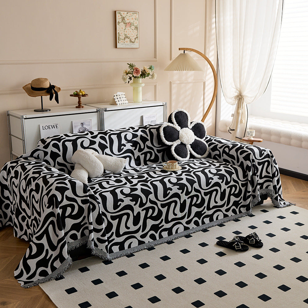 Artistic Woven Sofa Throw Blanket
