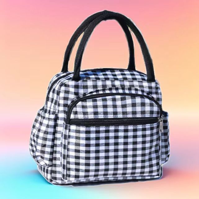 Cat Print Multi-Pocket Tote Bag Stornfield
