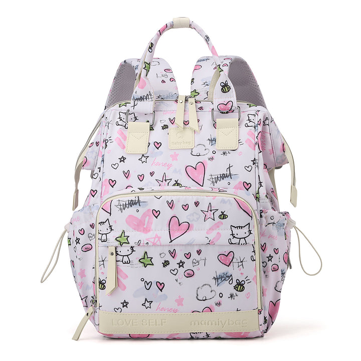 Floral Print Multi-Functional Backpack Stornfield