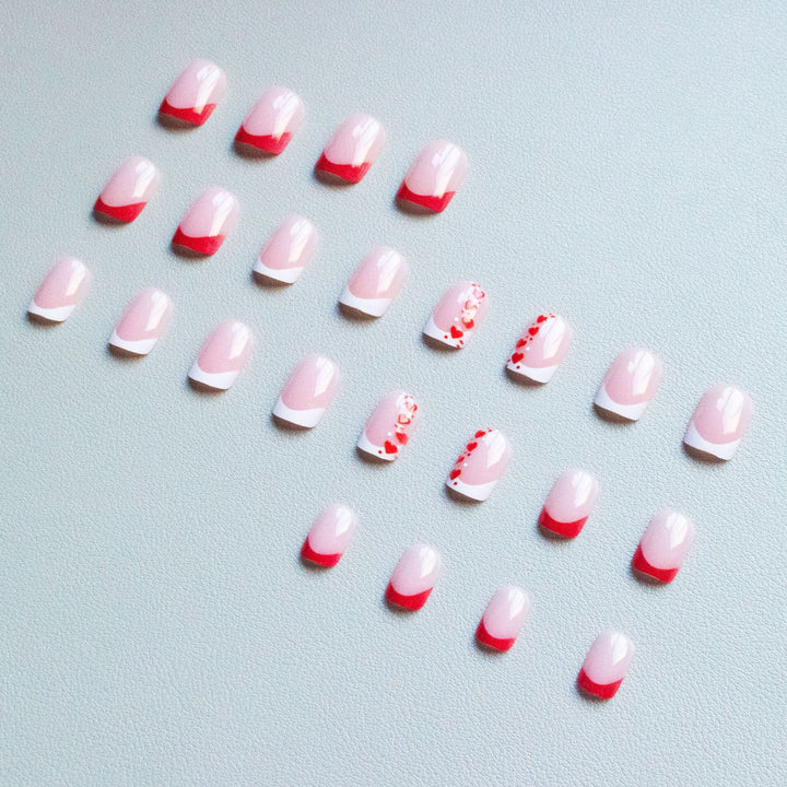 French Tip Acrylic Nail Art