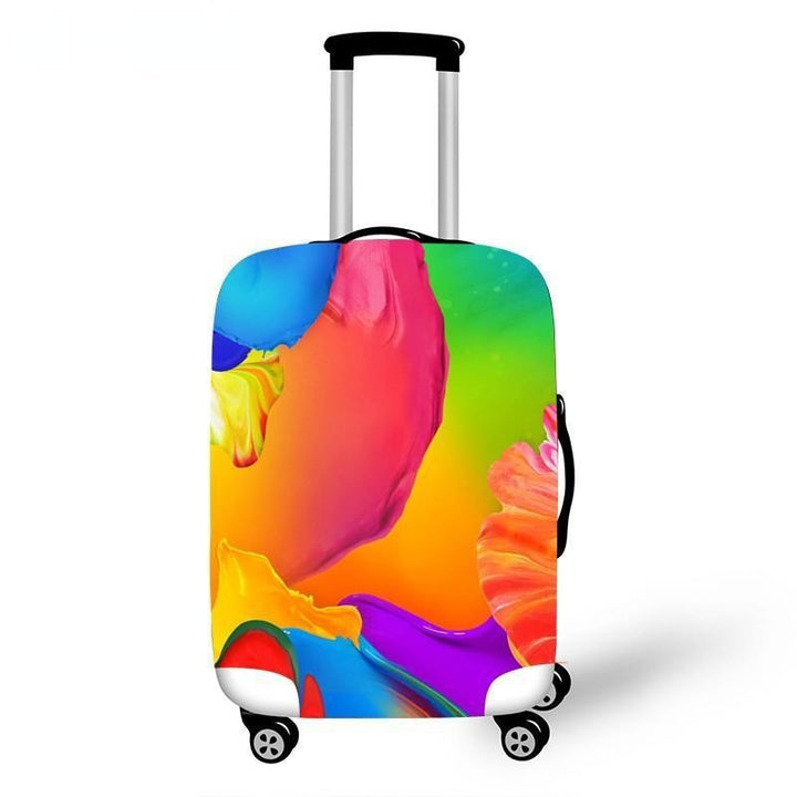 Women's hard shell suitcase with diverse floral design Stornfield