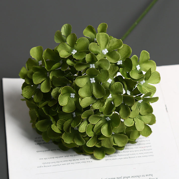 Realistic Floral Hydrangea Stem