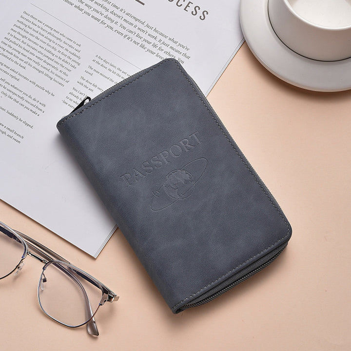 Stylish Zippered Passport Holder Stornfield
