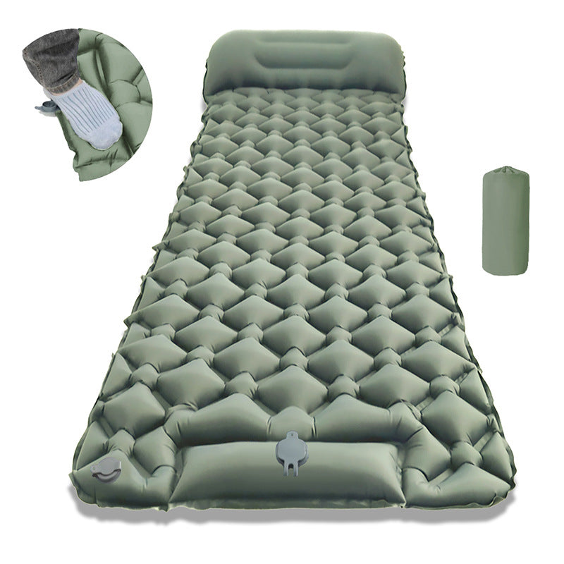 Air Mattress With Integrated Headrest And Comfortable Valve System Stornfield