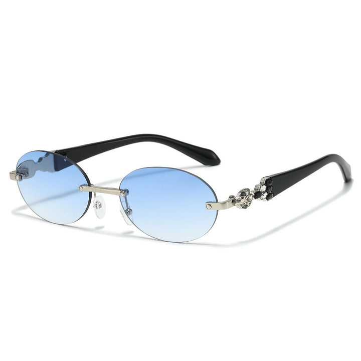 Fashion-Forward Decorative Oval Sunglasses Stornfield
