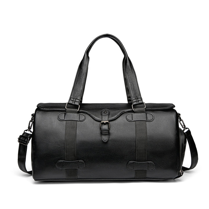 Premium Leather Travel Duffel Bag Stornfield