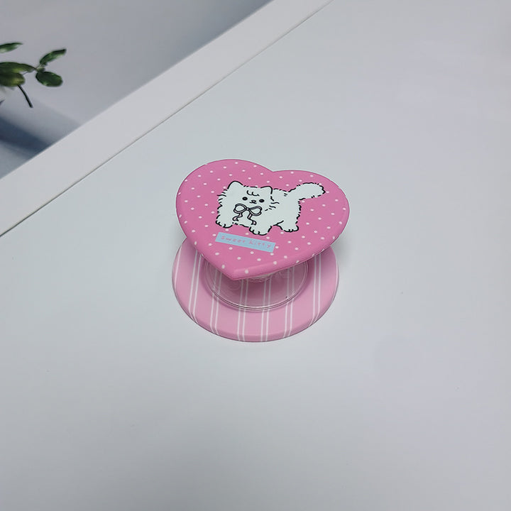 Heart-Shaped Character Phone Grip Stornfield
