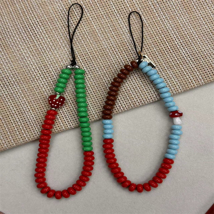 Fruit-Themed Beaded Charm Lanyard Stornfield