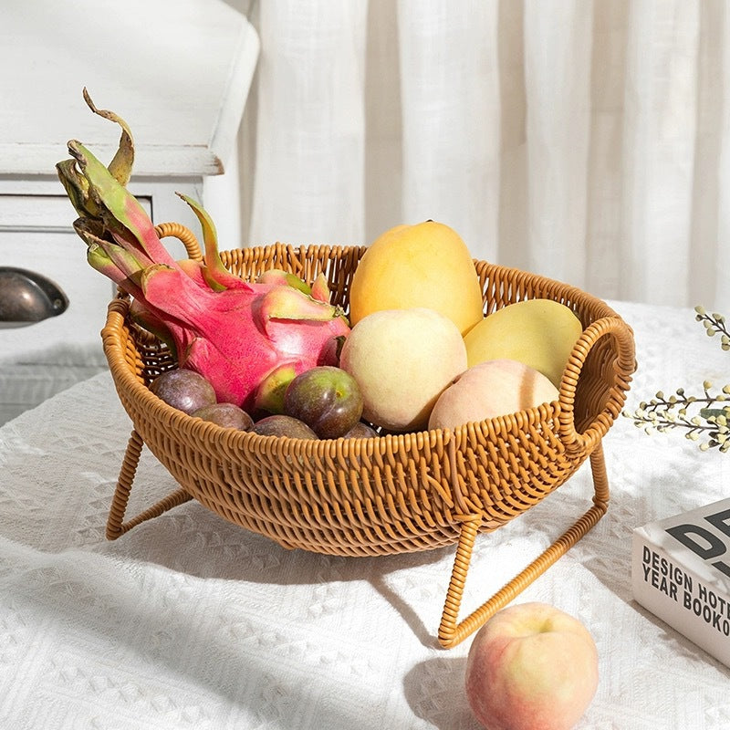 Unisex Designer Storage Basket with Elegant Handles Stornfield