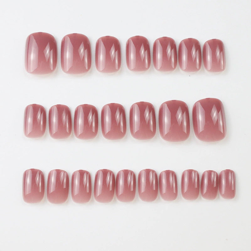 Glossy Natural Finish Press-On Nails Stornfield 1790727561
