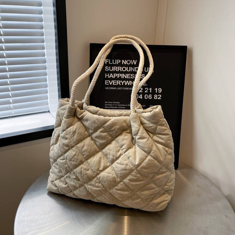Quilted Casual Tote Stornfield