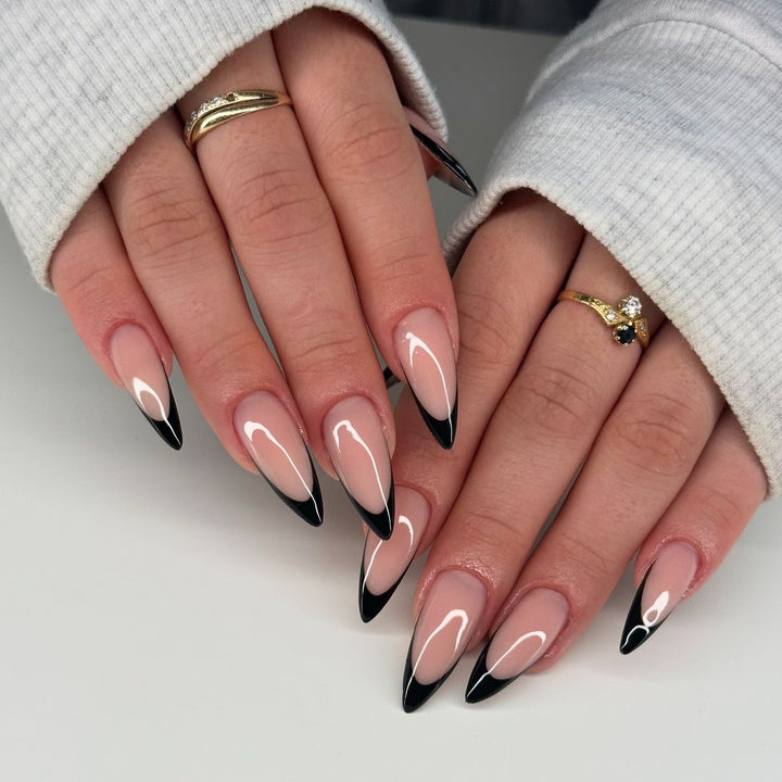 Artificial nail tips with stylish motif Stornfield
