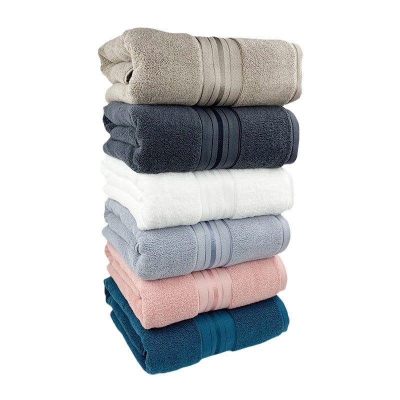 High-quality terry bath towel with elegant stripe detail Stornfield