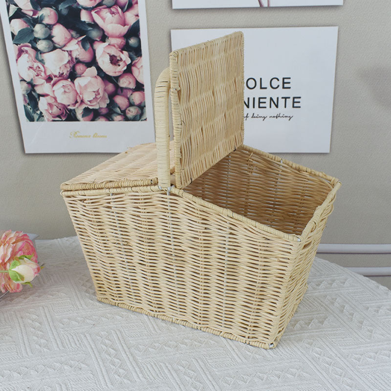 Handwoven Picnic Storage Basket Stornfield