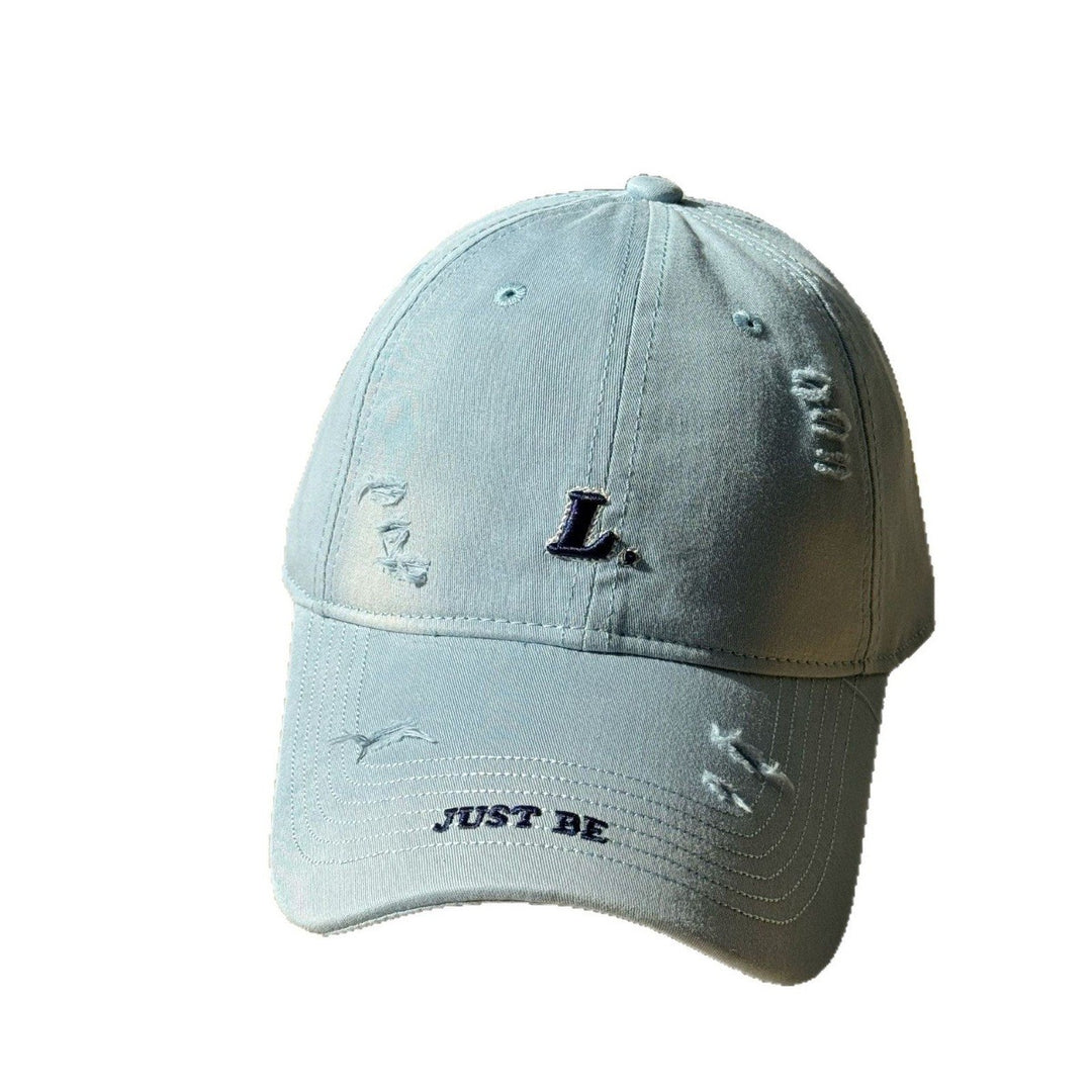 Women's Distressed Cotton Baseball Cap Stornfield