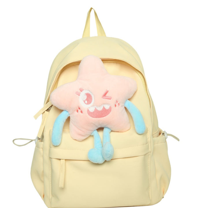 Plush backpack with playful star motif Stornfield