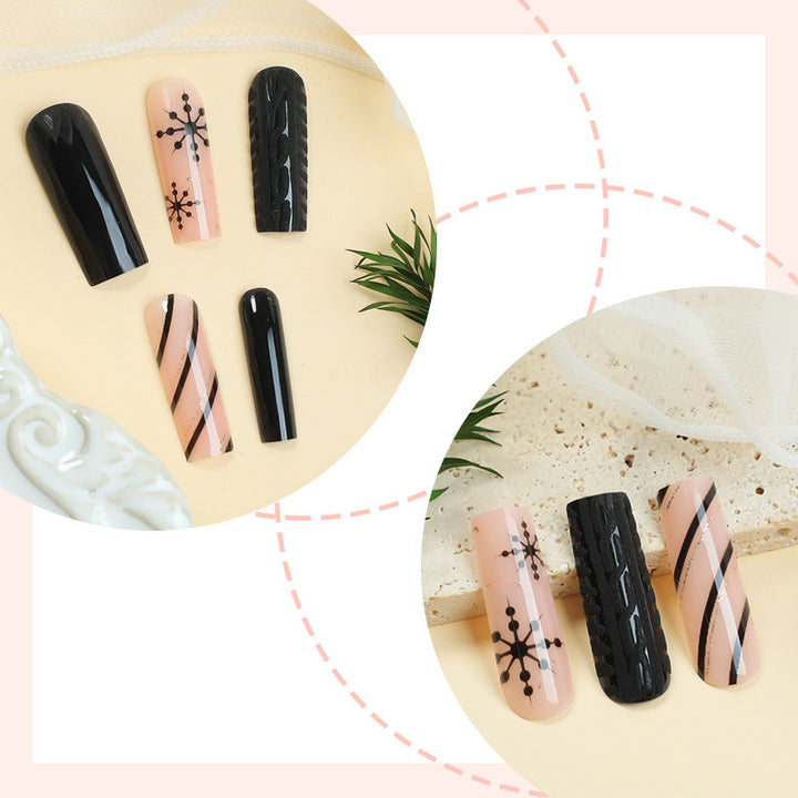 Elegant Artificial Nail Design Set Stornfield