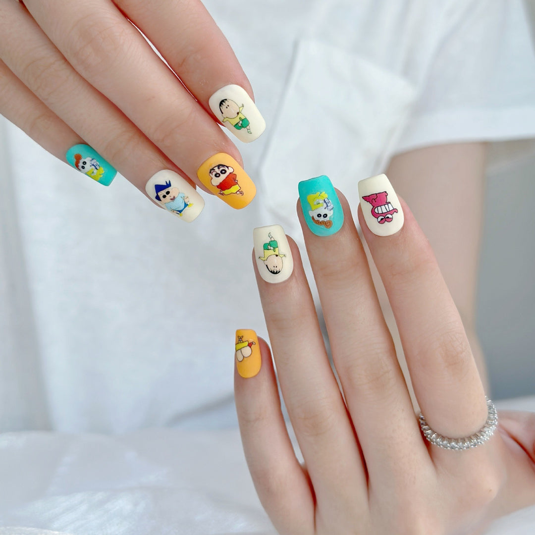Whimsical Character Press-On Nail Set  1791774190