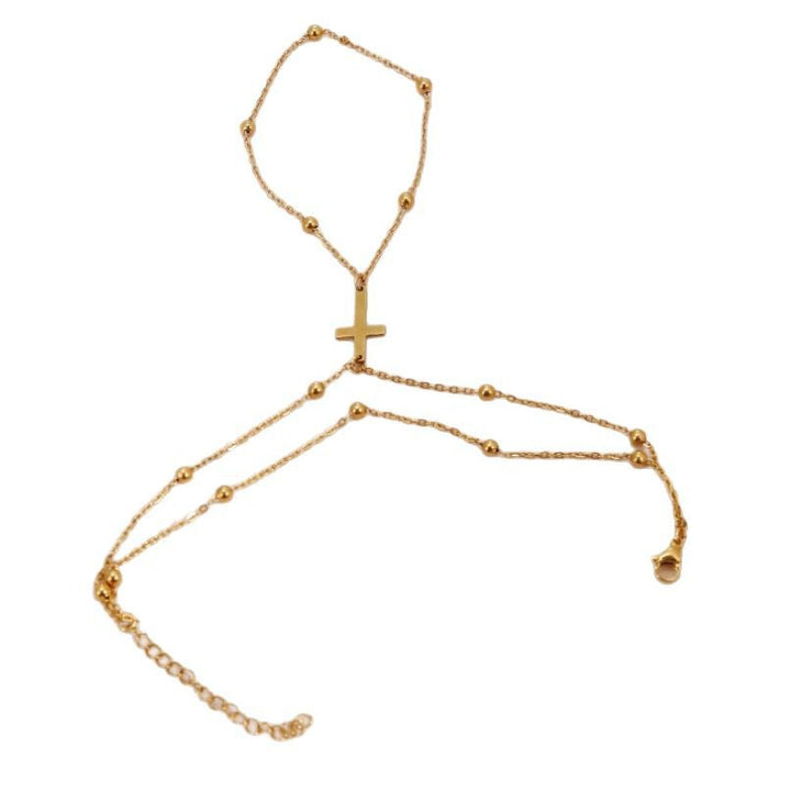 Elegant Cross Bracelet by Stornfield