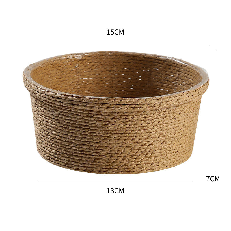 Natural Fiber Decorative Storage Container Stornfield