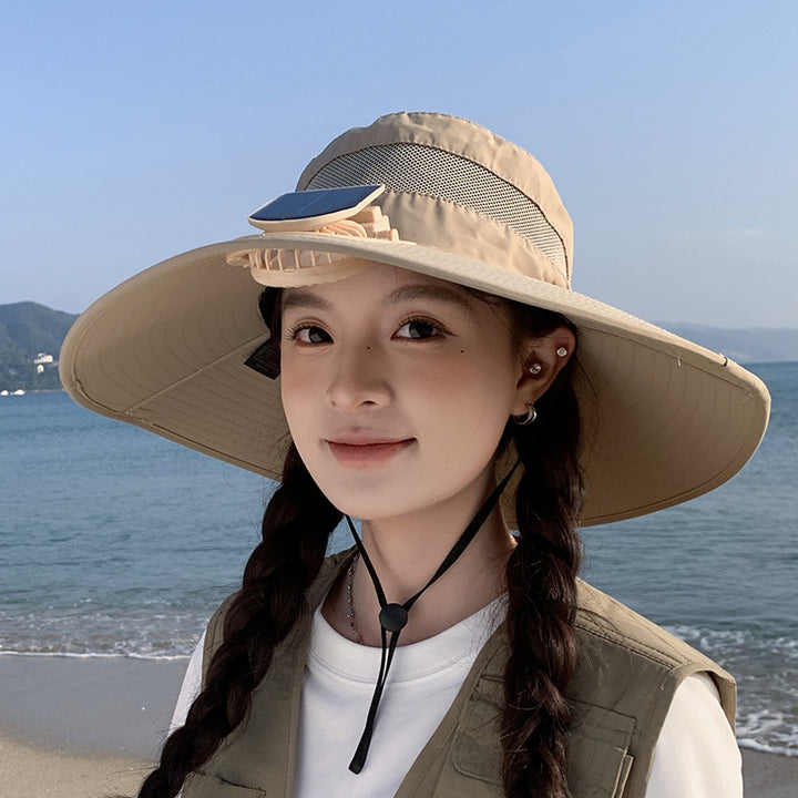 wide-brimmed outdoor sun hat with UV protection, breathable mesh, and adjustable chin strap Stornfield