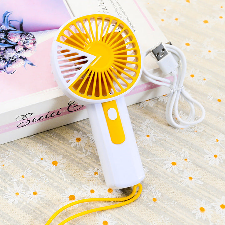 Ladies Portable Handheld Fan with USB Connection and Safety Net Stornfield
