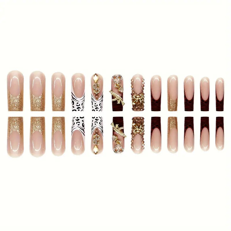 Luxury Themed Press-On Nail Art Stornfield