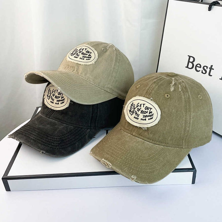 Women's Casual Distressed Cotton Baseball Cap Stornfield