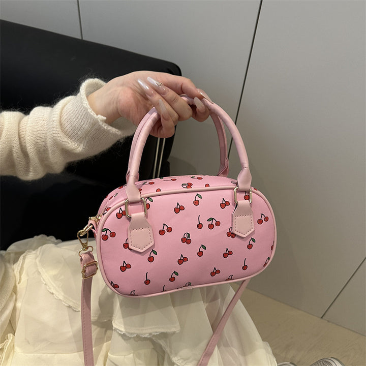 Playful Cherry Print Mini Handbag Stornfield