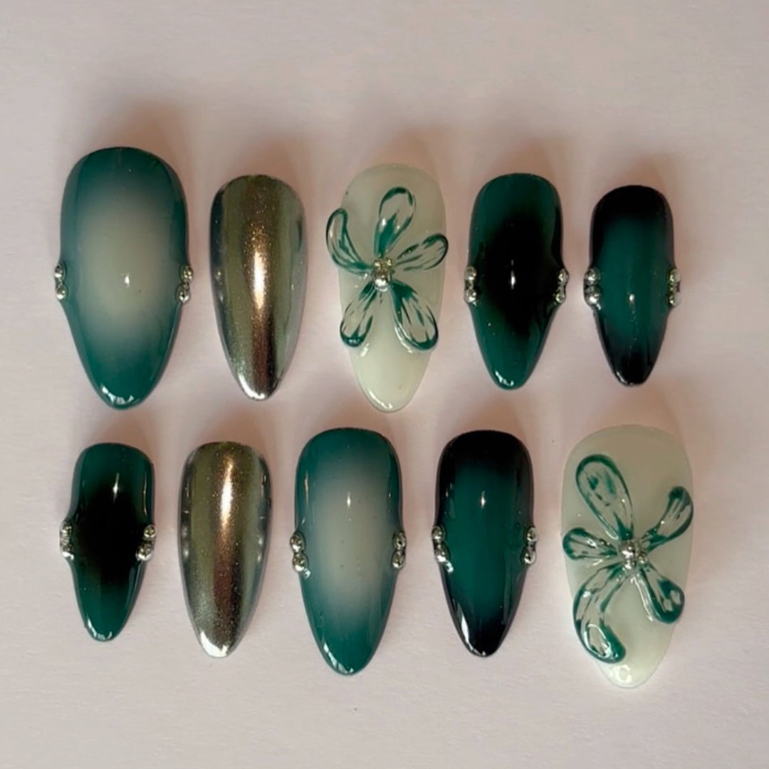 Thematic Artisan Press-On Nail Set Stornfield