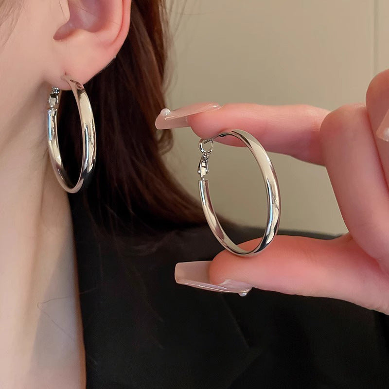 Elegant and Minimalistic Hoops Made of High-Quality Stainless Steel Stornfield