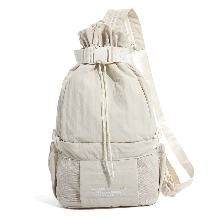 Casual Drawstring Backpack with Mesh Pockets Stornfield