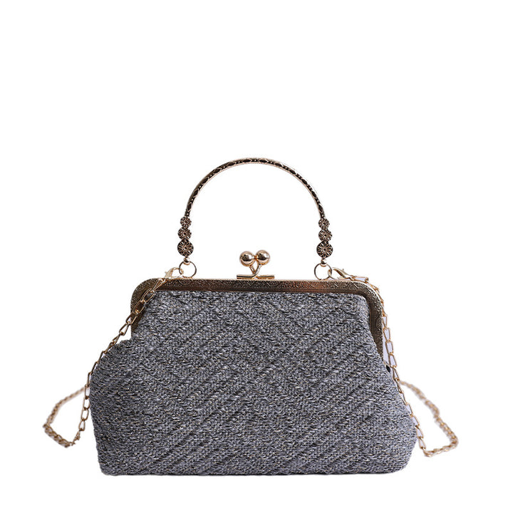 Vintage-Inspired Textured Crossbody Bag Stornfield