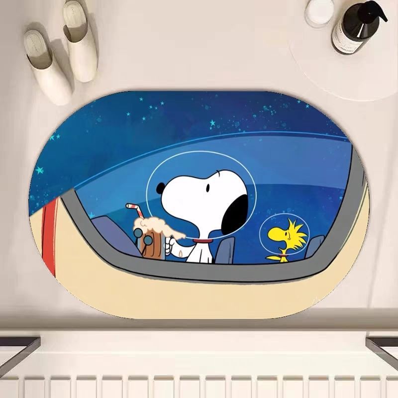 Playful Cartoon Characters Carpet