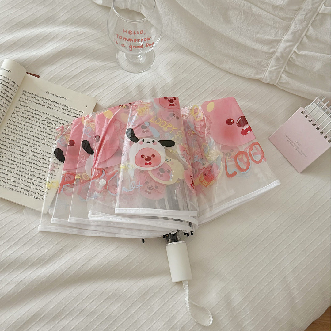 Ladies Foldable Umbrella with Cute Animal Motifs Stornfield