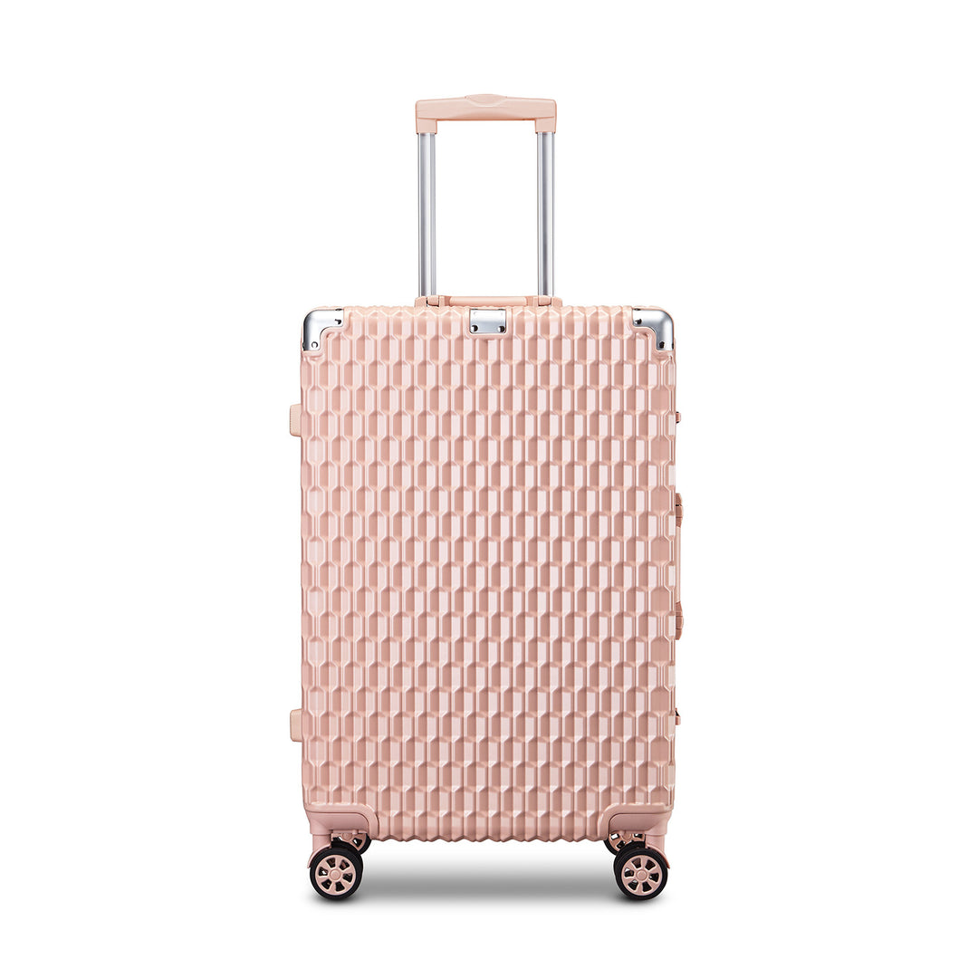 Unisex Honeycomb Textured Hard Shell Travel Suitcase Stornfield