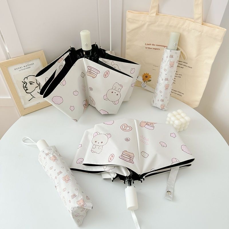 Women's foldable umbrella with playful animal motif Stornfield