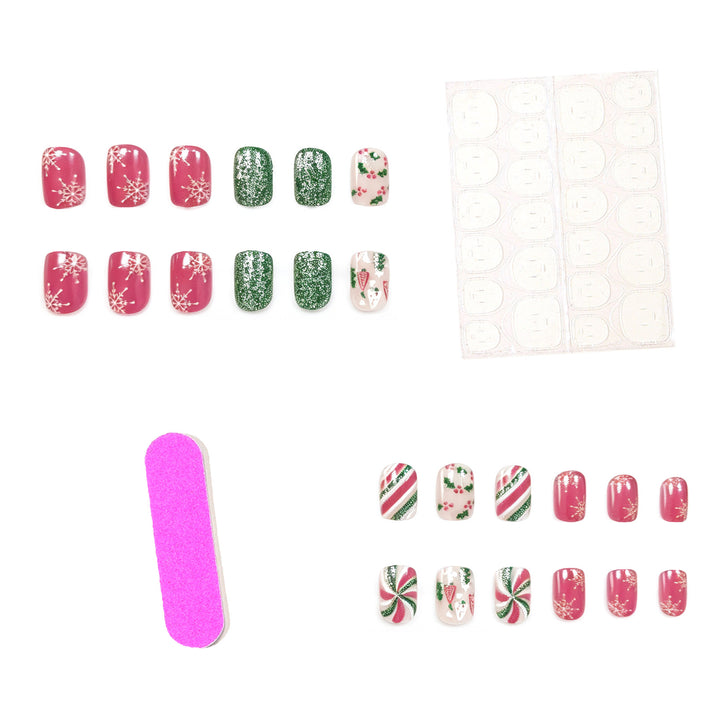 Festive Holiday Nail Art Set Stornfield