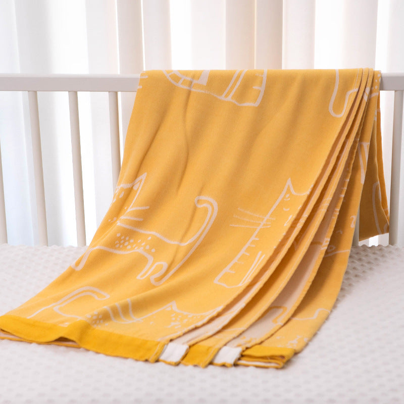 Ladies cuddly blanket with charming animal motif Stornfield