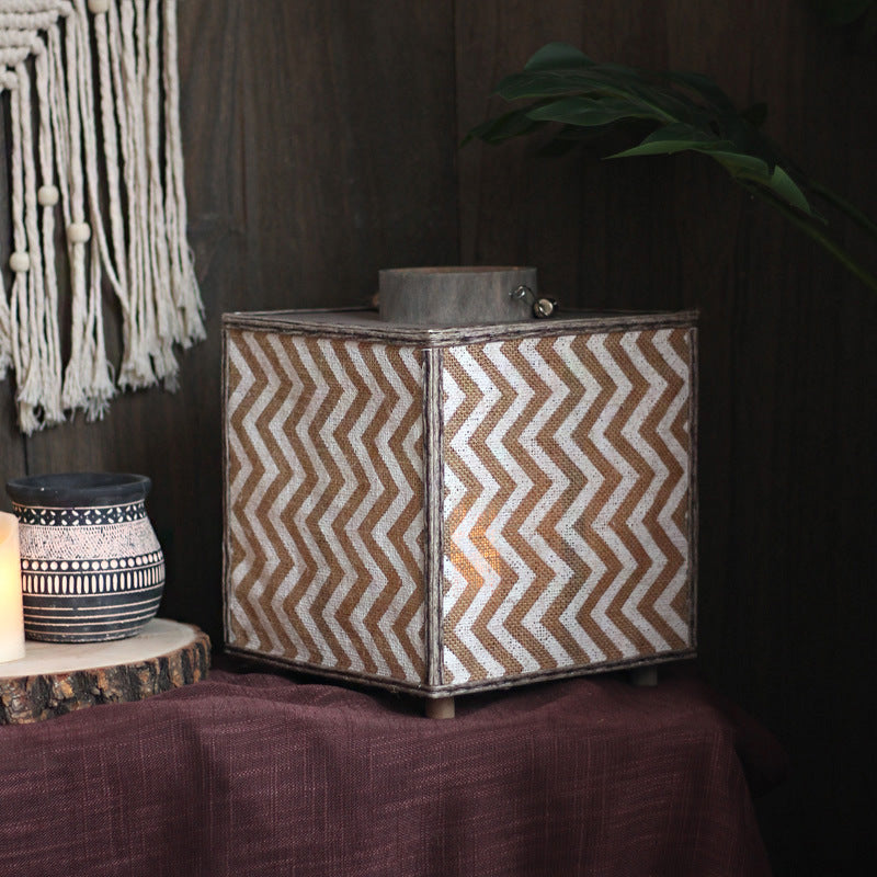 Decorative lantern with zigzag pattern Stornfield