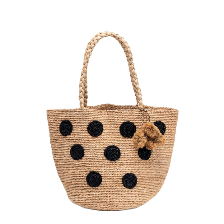 Handcrafted straw shopping bag Stornfield