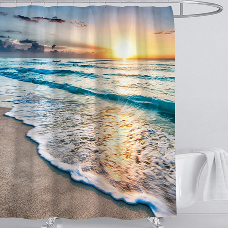 Beach-Themed Shower Curtain Stornfield