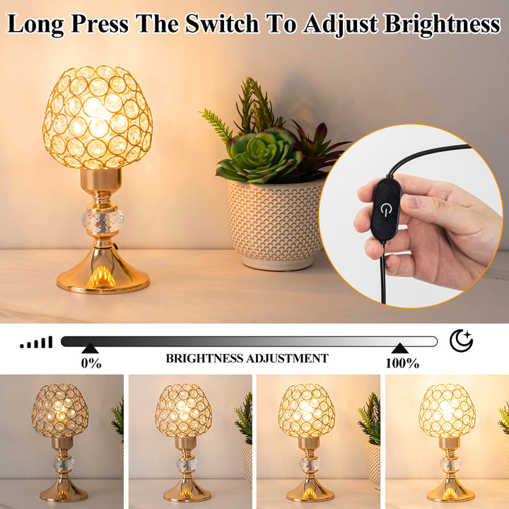 Elegant Crystal Table Lamp