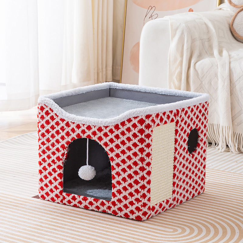 Cozy Plush Cat Hideout Stornfield