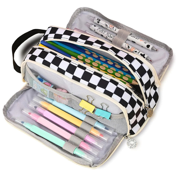 Stylish Multi-Compartment Pencil Case