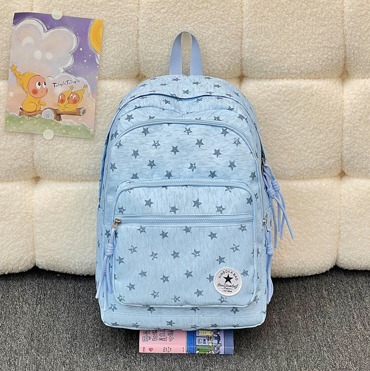 Star-Embellished Casual Backpack Stornfield