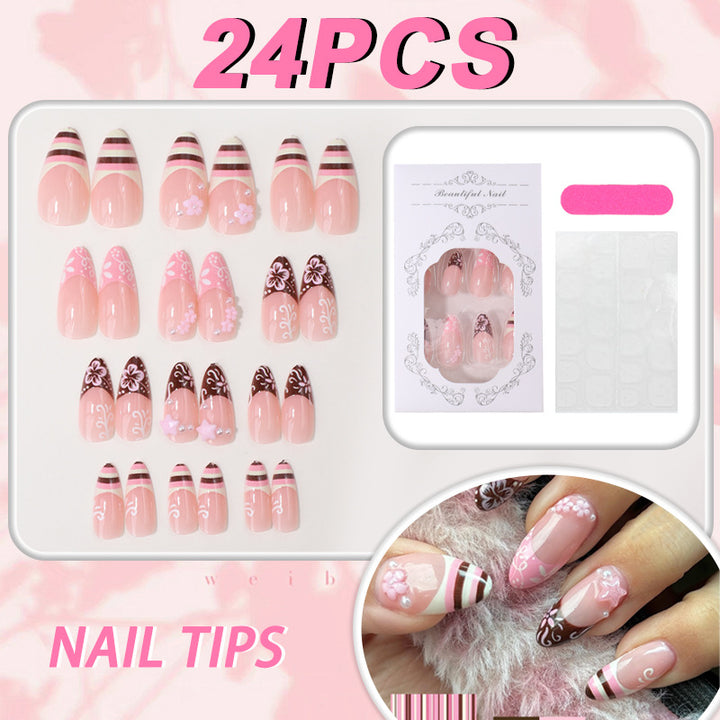 Artistic 24-Piece Nail Art Tips Stornfield