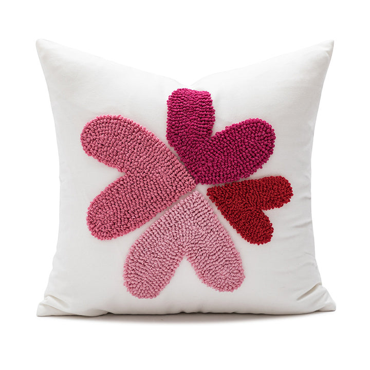 Women Decorative Pillowcase with Heart Pattern Stornfield