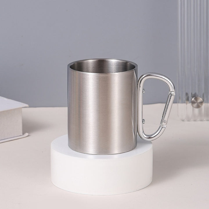Women's Stainless Steel Coffee Mug with Carabiner Handle Stornfield